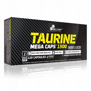 Aminokyseliny - Olimp Taurine 120 mega čiapky 1500mg Taurín