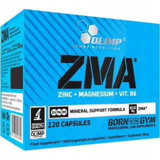 Testosterón - Olimp ZMA 120 viečok zinok horčík vit b6 + zdarma