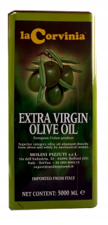 Olivový olej - Olivový 5l extra panenský taliansky cín môže