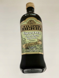 Olivový olej - Extra panenský olivový olej Filippo Berio, nefiltrovaný 1l