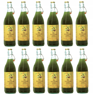 Olivový olej - Extra vergínový olivový olej nefiltrovaný 12 x 1L