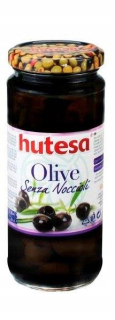 Čierne olivy 140g. Španielčina bez semien x 12ks