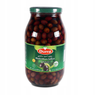Čierne olivy s škodcom z 2900g Durra čierne olivy