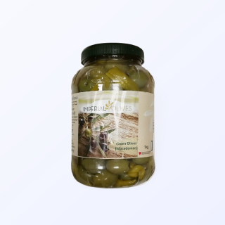 Macedónske olivy so zelenou 2 kg papriky