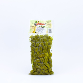 Olivy bez papriky marinované zelené Gentle 400g