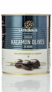 Čierne olivy Kalamon / Kalamata s kôstkami 400g
