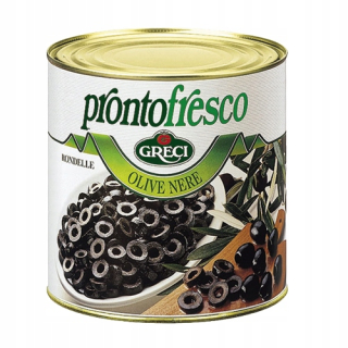 Čierne nakrájané olivy Prontofesco 2,6 kg 5108