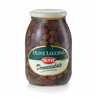 Vŕtané olivy Leccino v oleji 950g NOVA