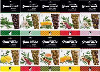 Marinované olivy z Grécka - sada 10x250g !!!