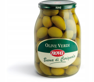 Zelené olivy Bella di CERIrtola 1000G NOVA