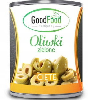 Zelené olivy rezané 3 kg Španielsko