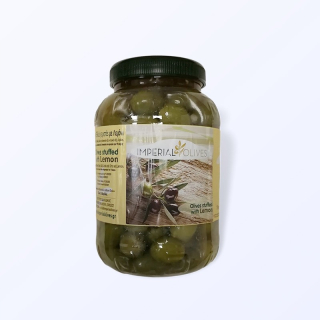 Zelené olivy plnené citrónom 1 kg