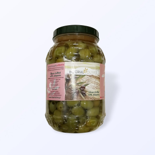 Zelené olivy plnené jalapeno 2 kg