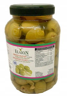 Zelené olivy s mandľou 1KG (ELMAR)