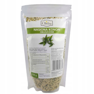 Semená konope Olvita, odlúpané 250G