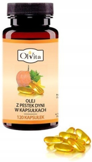 Olej z tekvicových semien Olvita 120 kapsúl