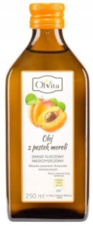 Marhuľový olej Olvita, lisovaný za studena 250 ml