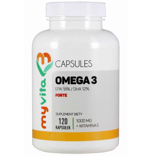 OMEGA-3 FORTE EPA 18% / DHA 12% 1000MG 120K MYVITA