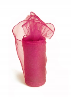 Veľkonočná dekorácia - Organza 12cm x 8m č. 17 Pink