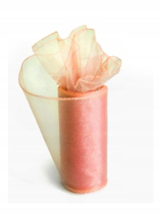 Veľkonočná dekorácia - Organza 12cm x 8m č. 45 Orange