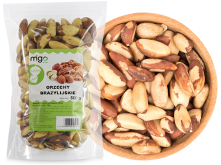 Orechy - Brazílske orechy 0,5 kg, prírodné - migogroup