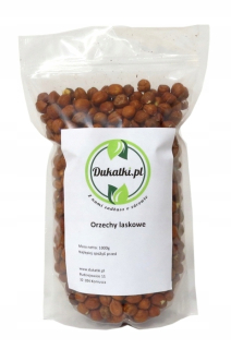 Orechy - Lieskové orechy, lepené čerstvé Dukals 1000g