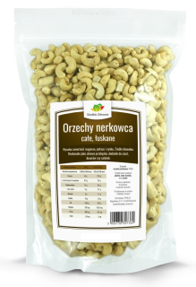 Orechy - PEŇAŽNÉ ORECHY Kešu orechy 500g PRÍRODNÉ