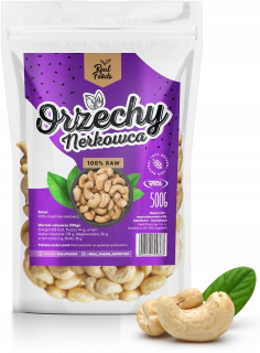 Orechy - Kešu oriešky Celé kešu 500g CHUTNÉ ČERSTVÉ