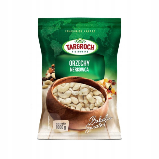 Orechy - Prírodné kešu orechy celé 1kg - Targroch
