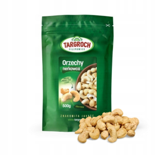 Orechy - Kešové orechy 500g Všetky Targroch 0,5kg