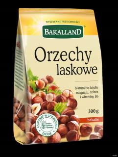 Orechy - Lieskové orechy 300g bakalland bakalland