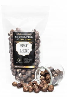 Orechy - Lieskové orechy tri zrná všetky orechy 1000 g