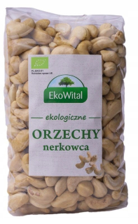 Kešu oriešky BIO 500 g EKOWITAL