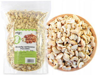 Orechy - MigoGroup Kešu oriešky, polovičky 1000 g