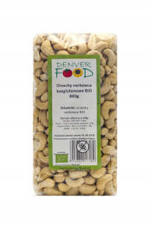 Orechy - Bezlepkové kešu orechy BIO 800g