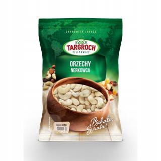 Orechy - Kešové orechy všetkých W450 1000 g 1 kg Targroš