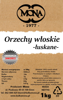 Orechy - Lúpané vlašské orechy 1kg MONA