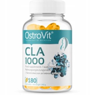 Spaľovač tuku - Ostravit CLA 1000 180 čiapky. Zníženie chudnutia