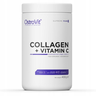 Ochrana kĺbov - Ostravit kolagén + vitamín C 400g čistý kolagén