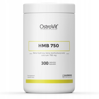 HMB - OstroVit HMB 300 kapsúl ANTIKATABOLICKÝ MÁSELNÝ VÁPENEC