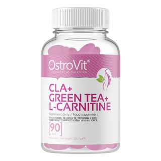 Spaľovač tuku - Ostravit L-Carnitín + Zelený čaj + CLA 90 SOFTGEL