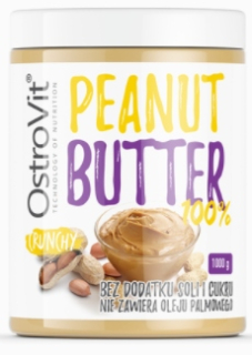 Ostravit Arašidové maslo 100% 1000 g Crunchy
