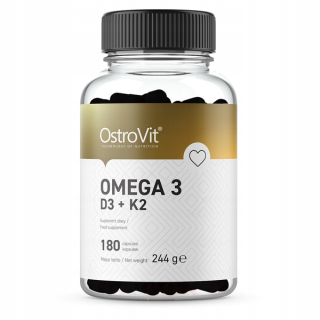 Omega 3 D3 + K2 180 kapsuly