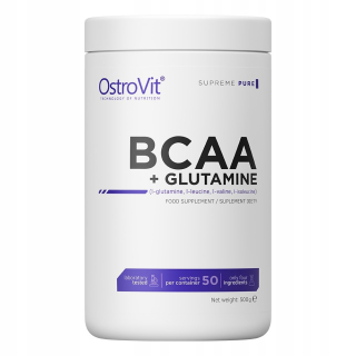 Aminokyseliny - Ostravit Supreme Pure BCAA + Glutamín 500 g