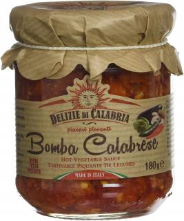 Horká omáčka Bomba Calabrese 180g Delizie di Calabria