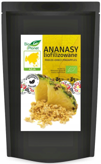 Sušené ovocie - Ovocie lyofilizované bio ekologické ananásy 30g