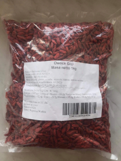 Sušené ovocie - Goji ovocie sušené 1 kg