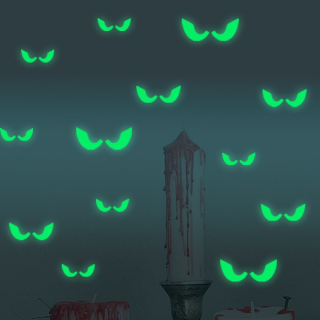 Halloween ozdoby - žeravé oči - 18 ks