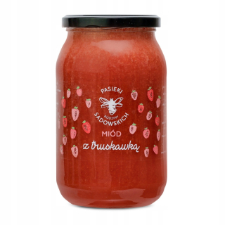 SADOWSKI PÁSKY MEDU S JAHODOU 1150g