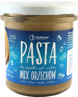 ORECHOVÁ PASTA ZMESÍ OŘECHŮ 300g KRUKAM